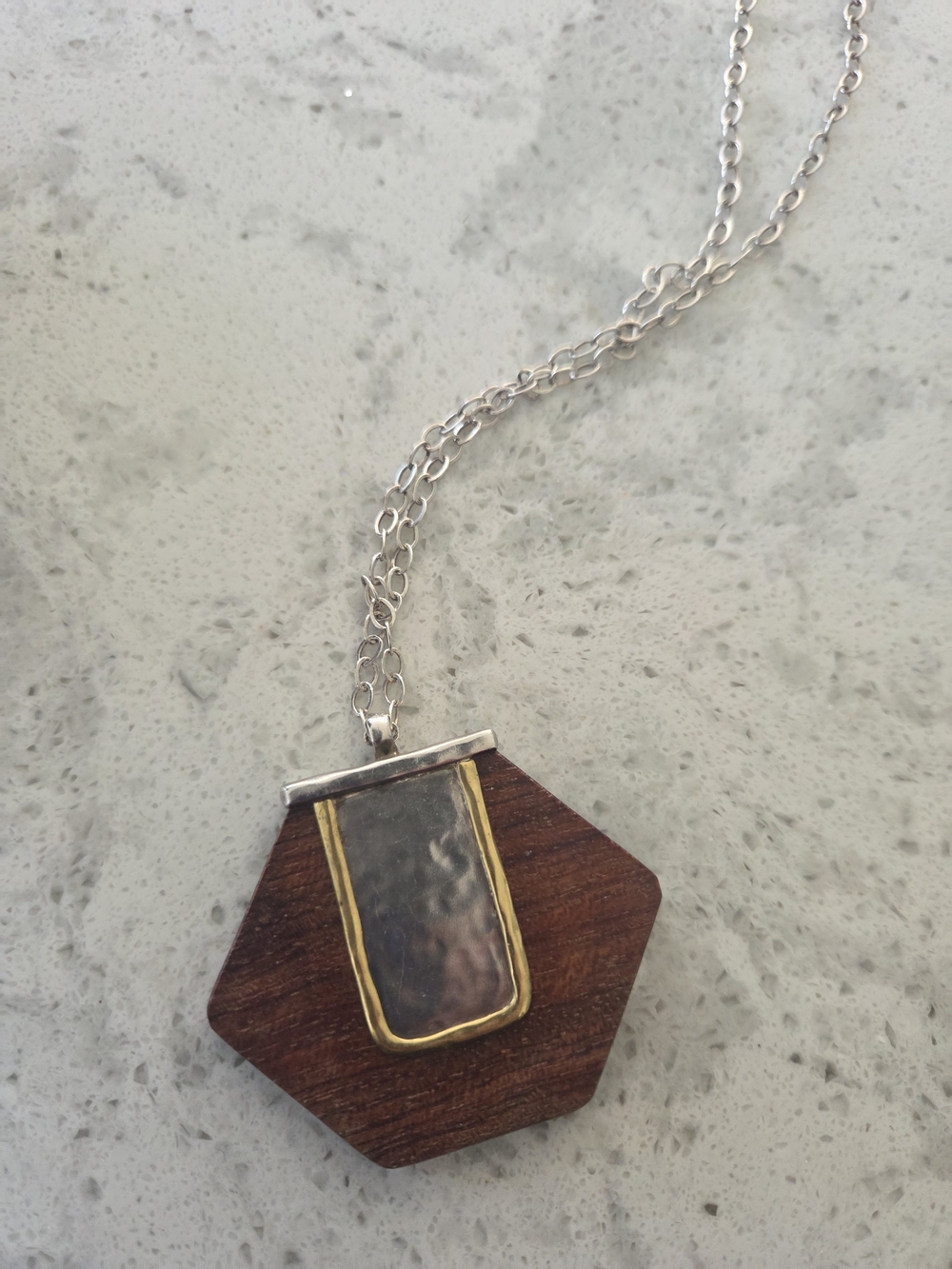 Silpada Retired "Wildwood" Pendant Necklace 30" Sterling Silver